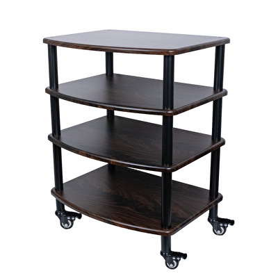 KOZMOS KS-AR001 Tekerlek Opsiyonlu Hi-Fi Rack Stand Gülağacı